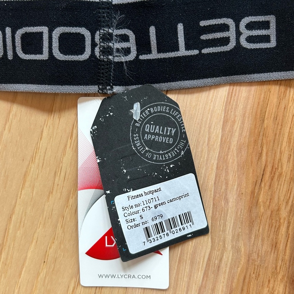 Better Bodies Ladies Size Small Bike Short- BRAND NEW WITH TAGS! - Picture 5 of 6
